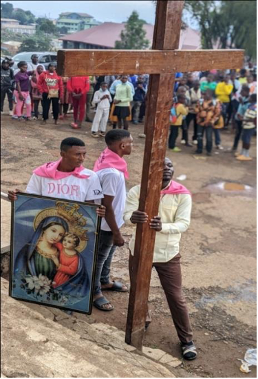 Blessing of Pilgrims and Procession of the WYD Cross and Blessed Virgin Mary